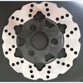 China Disc Brake Plate Motor Scooter Parts Aluminum Alloy Front /Rear Position Installed supplier