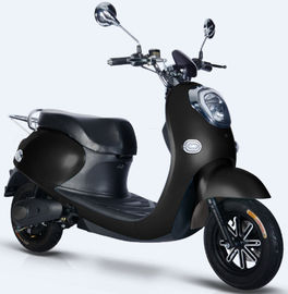 China Black Color Electric Moped Scooter , 60V / 72V Electric Scooter Bike With Pedals factory