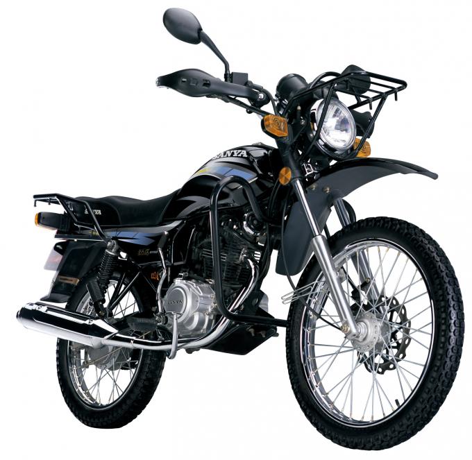 125CC On Off Road Motorcycles , On Road Dirt Bike Disk / Drum Brake System