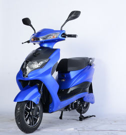 China Blue Color Battery Operated Scooter , Battery Powered Moped For Adults 45km/h Speed supplier